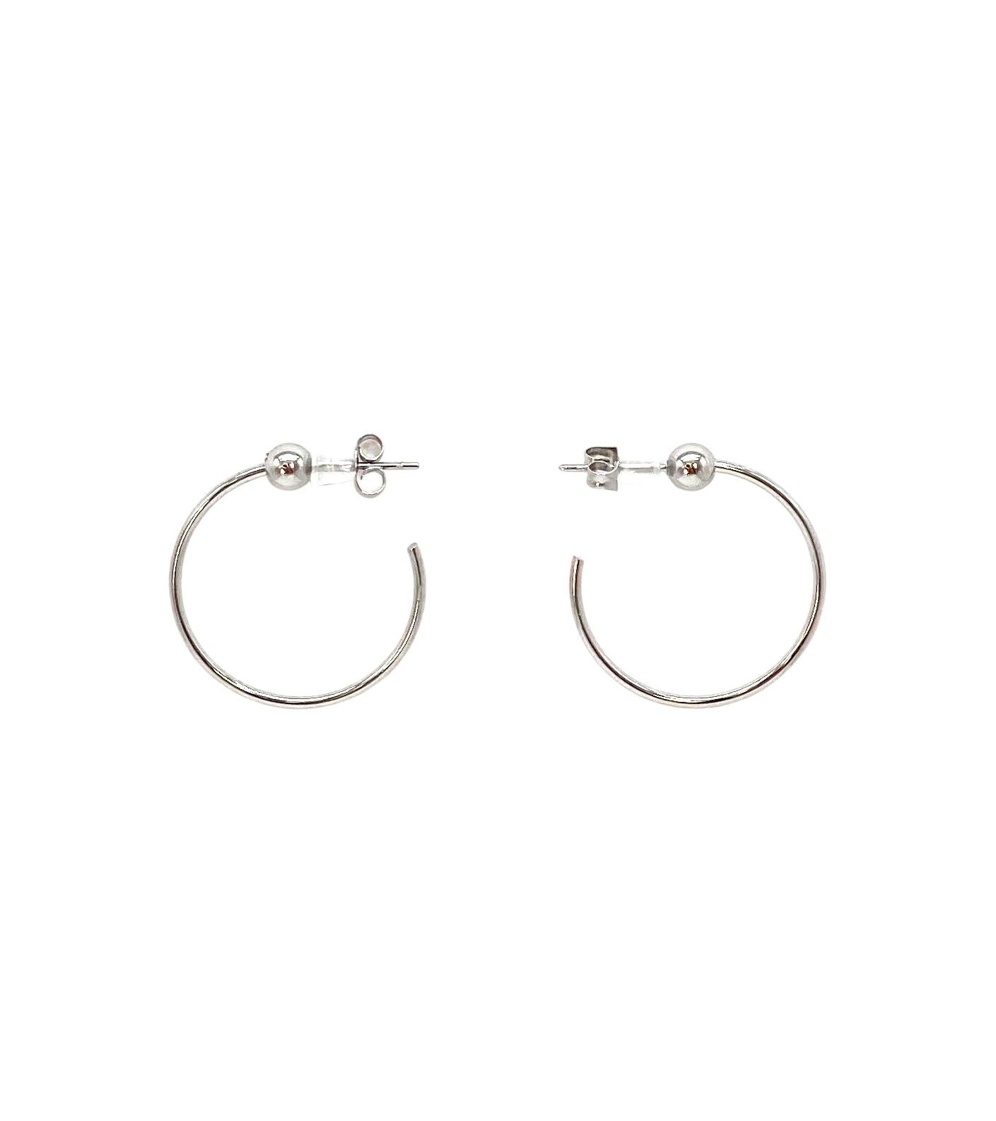 pendientes acero inoxidable para mujer con forma de C