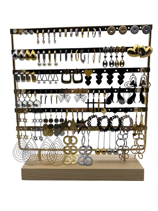 "Pack para Emprendedores: 110 Pendientes de Acero Inoxidable - Estilo y Durabilidad" envio rapido