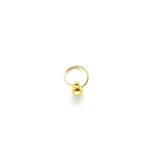 Anillo acero inoxidable para mujer con forma de doble bola