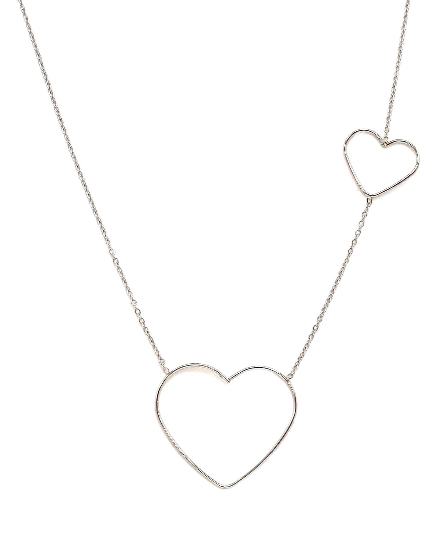 collar acero inoxidable para mujer con forma de Corazón