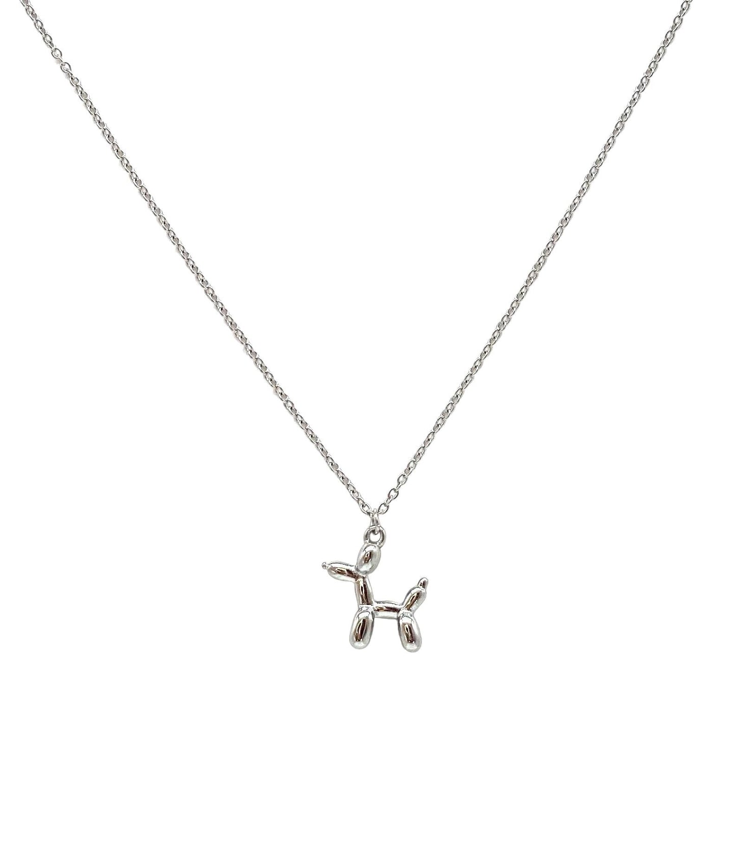 collar acero inoxidable mujer con forma de Perrito