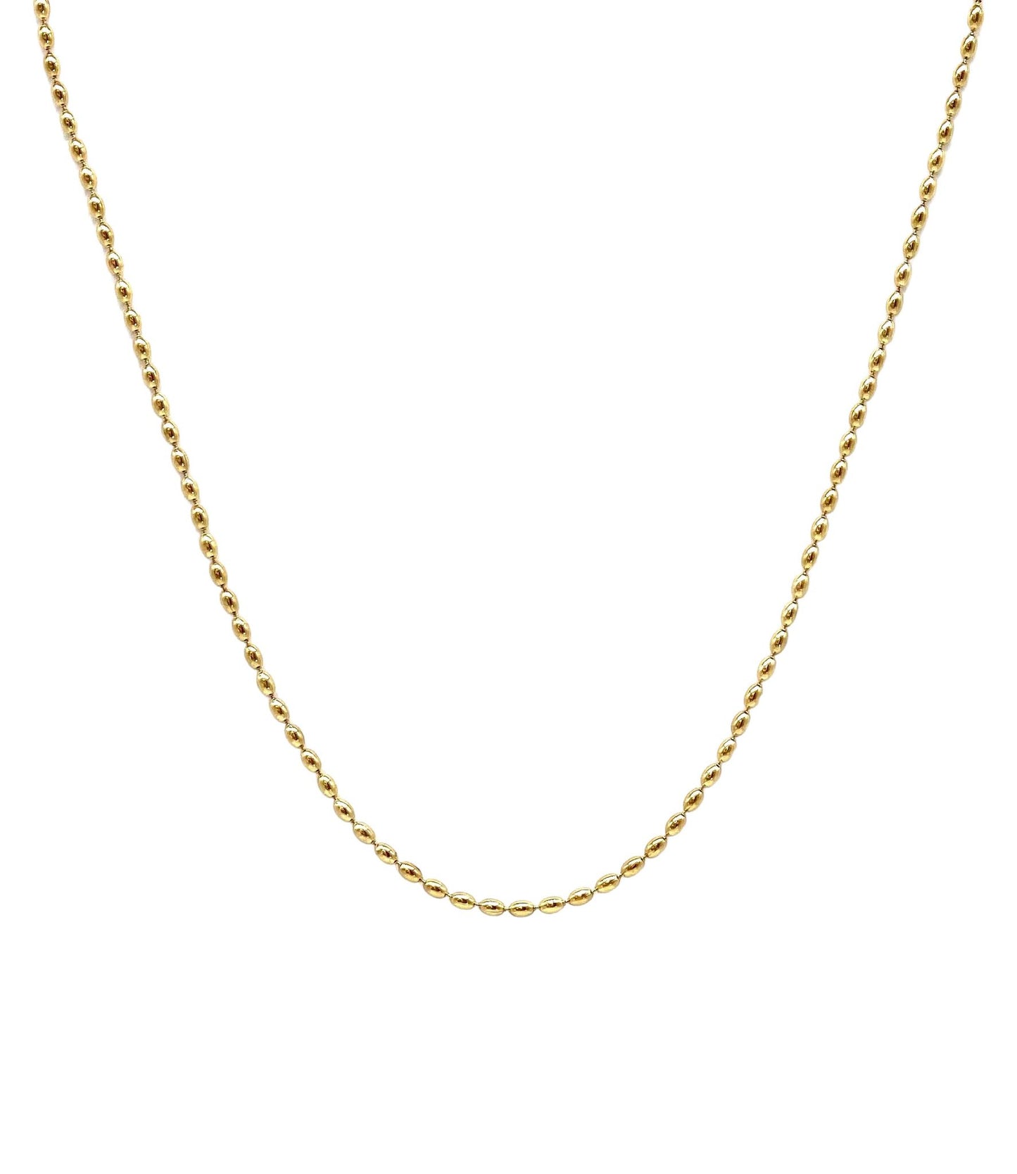 collar acero inoxidable mujer con forma de CADENA