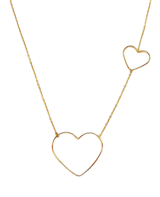 collar acero inoxidable para mujer con forma de Corazón