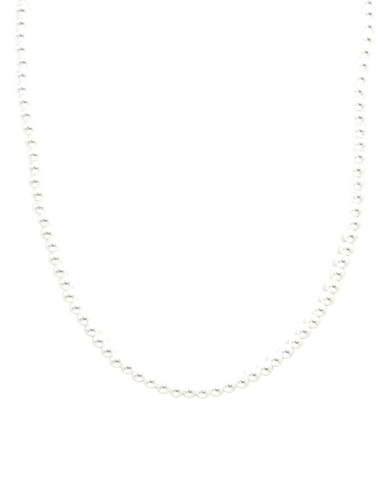 collar acero inoxidable para mujer con forma de perlas