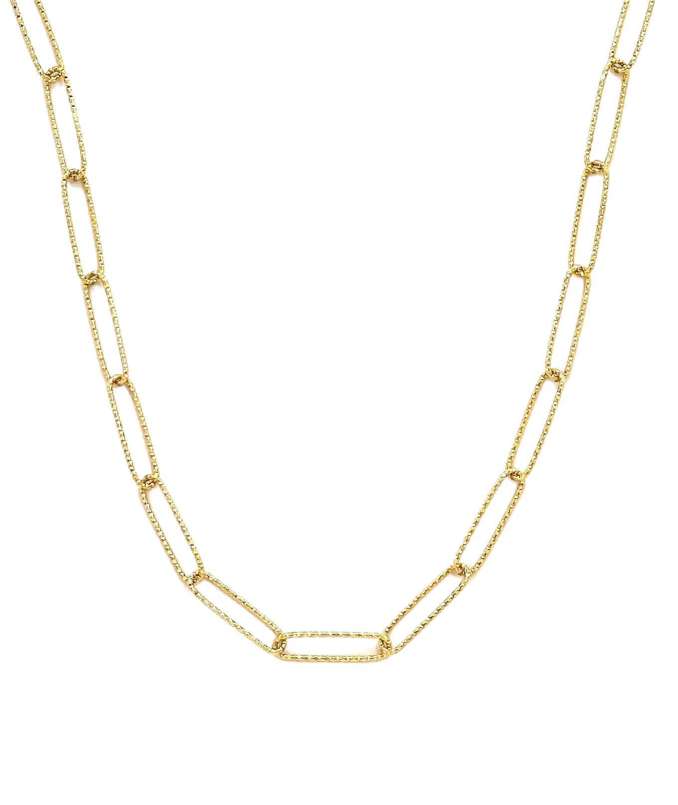 collar acero inoxidable para mujer con forma de cadena