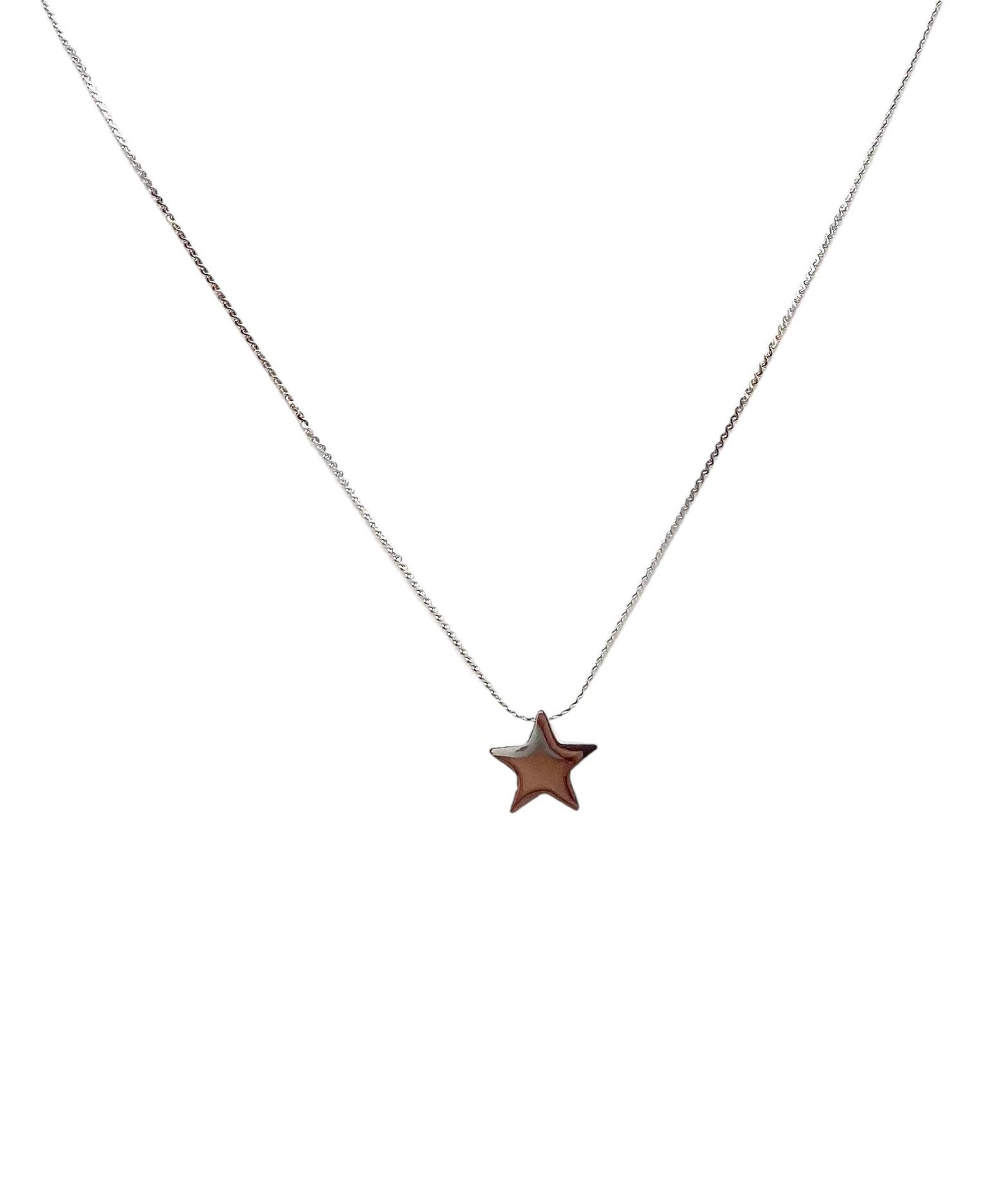 collar acero inoxidable mujer con forma de Estrella