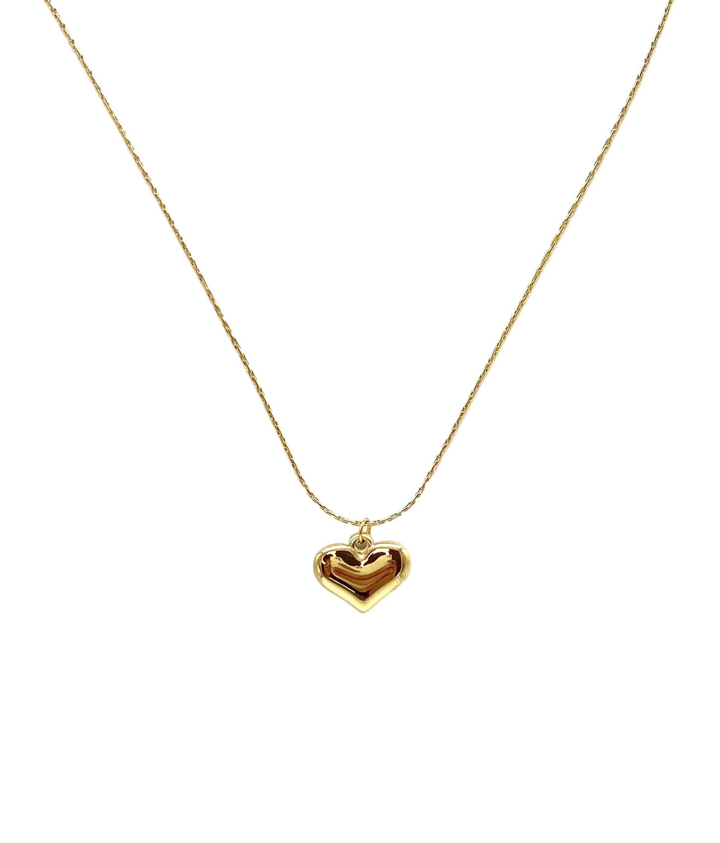 collar acero inoxidable mujer con forma de Corazón