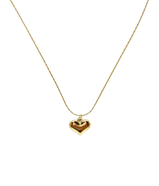 collar acero inoxidable mujer con forma de Corazón