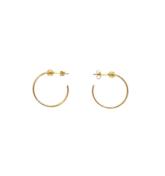 pendientes acero inoxidable para mujer con forma de C