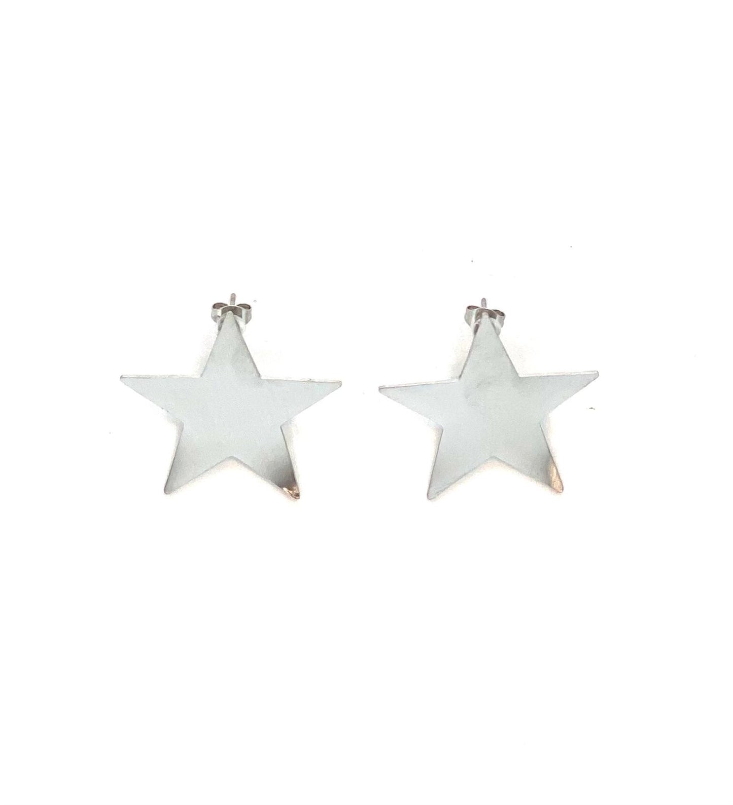 pendientes acero inoxidable para mujer con forma de estrella