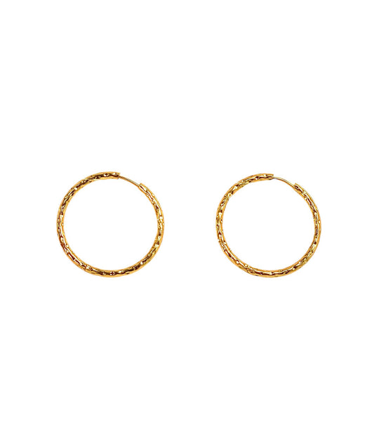 pendientes acero inoxidable para mujer con forma de circulo