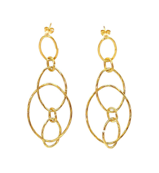 pendientes acero inoxidable para mujer con forma Multiargolla